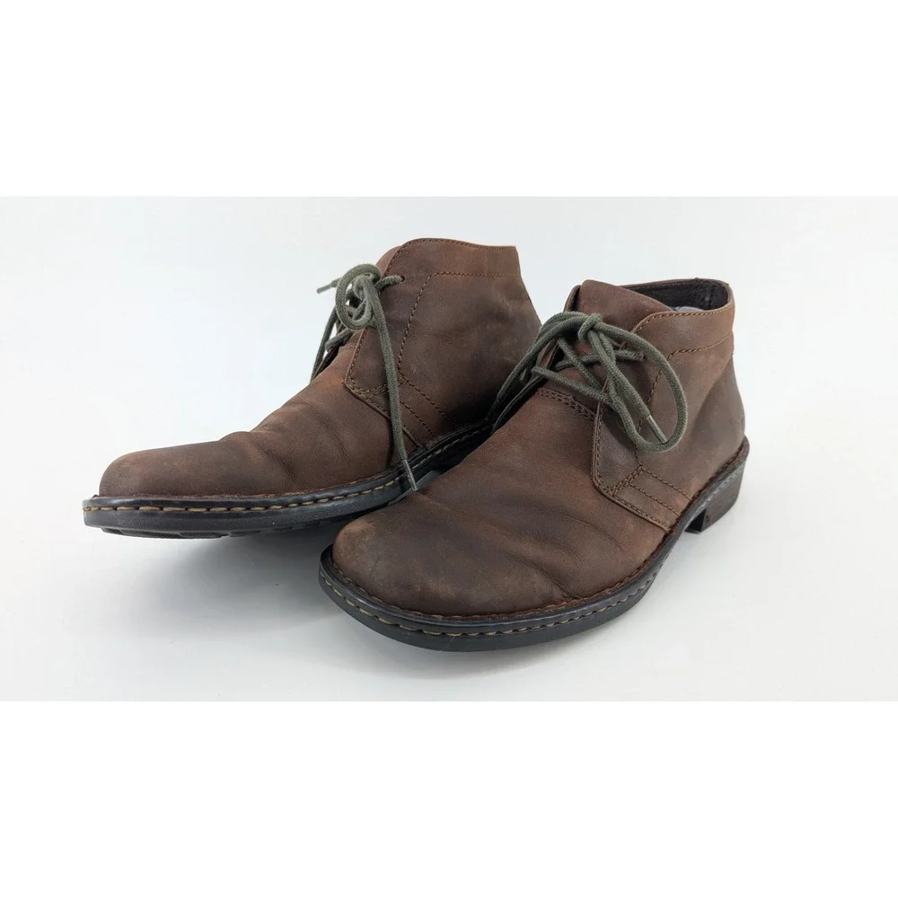 Born Mens M9431 Brown Leather Chukka Boots Size 8 Hand Crafted Ankle Boots
